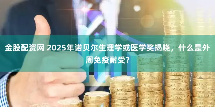 金股配资网 2025年诺贝尔生理学或医学奖揭晓,什么是外周免疫耐受?